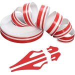 9. 8 m autocollants � rayures pour capot de voiture, carrosserie, c�t� automobile, course automobile, ...