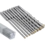 9 forets � b�ton sds plus - 5 - 16mm - longueur 160mm - pour b�ton, brique, pierre, ciment - haute performance ...