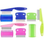 9 peigne anti poux, peigne anti puces pour chat et chien, peigne puces chat et chien pour enlever les ...