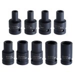 9 pièces douille à choc, tête de clé à douille pour clé à chocs électrique tailles m6 - m24 douille à ... 9 pièces douille à choc, tête de clé à douille pour clé à chocs électrique tailles m6 - m24 douille à ...