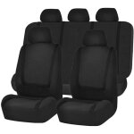 9 pi�ces set complet housses de si�ge voiture, housses si�ge avant et arri�re voiture universelles, auto ...