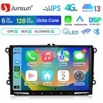 9 pouces carplay autoradio pour vw golf 5 6 passat polo android 6 + 128gb junsun