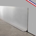 99d�co - 10 plinthes adh�sives - alu bross� - pvc - gris - 100x8cm