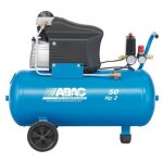 Abac - jamais utilise] compresseur d'air mobile  piston 50l montecarlo 2cv 8bar - 1129100023