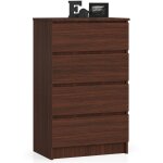 Akord - commode k60 wengé 60 cm 4 tiroirs façade wengé 60x40x99 cm Akord - commode k60 wengé 60 cm 4 tiroirs façade wengé 60x40x99 cm