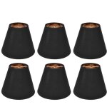 Abat - jour 6pcs, abat - jour � pince en tissu, style simple, s�r et fiable, adapt� aux ampoules e14, ...
