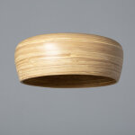 Abat - jour bambou suspension shuka sari iluzzia naturel