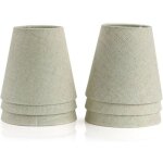 Abat - jour pour bougie lustre en cristal applique murale lampe suspendue abat - jour en tissu (lot de ...