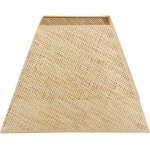 Abat - jour - carr� - cannage rotin - 41cm diam�tre - salon - chambre - pour lampe