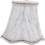 Abat - jour clip tissu compact remplacement applique murale lampe