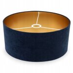 Abat - jour cylindre - light - - 2360 / 44 / z - velours dor� - 44 cm