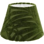 Abat - jour en laine 20x20x14 cm pour lampe de bureau et chevet d�coratif avec motif feuilles en relief ...