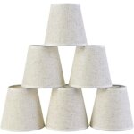 Abat - jour pour lustre, lot de 6, � clipser sur l'ampoule, petite taille 3, 54 x 5, 51 x 5, 11 pouces, ...