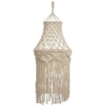 Abat - jour en macram  suspendre pour lampe suspendue, style bohme moderne