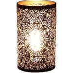 Abat - jour en m�tal, abat - jour sculpture creuse en m�tal motif circulaire cylindrique e27 e26 abat ...