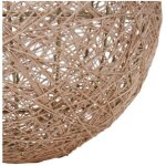 Abat - jour - suspension - boule - naturelle - 20cm diam�tre - moderne - salon