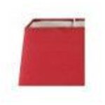 Abat - jour - ostaria - rectangle - rouge - 30x14x20 cm - culot e27