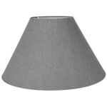 Abat - jour - ostaria - rond - gris clair - 40 cm - culot e27