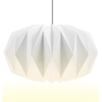 Abat - jour en papier design : abat - jour nordique pliable en papier cr�atif, abat - jour d�coratif, ...