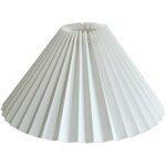 Abat - jour pliss e27 en tissu de style japonais pour lampe de table, dcoration de plafond