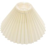 Abat - jour pliss, abat - jour en tissu, abat - jour suspendu, style suspension en papier, blanc, diamtre ...