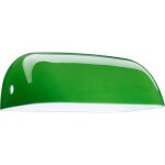 [jamais utilis] abat - jour de remplacement en verre pour lampe de bureau (vert)