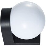 Abat - jour rond, applique murale ext�rieure � base en plastique pc de jardin