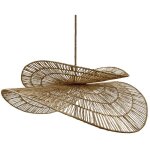 Lumisky - abat - jour solara bois jute h21cm Lumisky - abat - jour solara bois jute h21cm