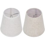 Abat - jour, abat - jour en tissu baril pour lustre de lampe chandelier  vis e14, 3, 6x5, 6x5, 1 pouces(pt13) ...