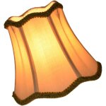 Abat - jour tissu beige couvre plafond lustre suspendu d�co moderne salon