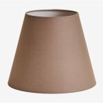 Abat - jour en tissu caracas sklum moka brown Ø25 cm Abat - jour en tissu caracas sklum moka brown Ø25 cm