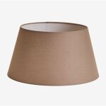 Abat - jour en tissu monaco sklum moka brown 40 cm