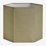 Abat - jour en tissu tenerife sklum vert sauge 30 cm