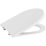 Roca - abattant et couvercle de sige inspira round couleur : blanc mat