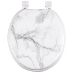 Douceur d'int�rieur ? abattant wc mdf marbre ? compatible toutes cuvettes ? kit de fixation inclus ? ...