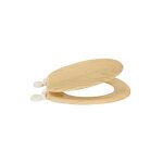 Msv - abattant wc mdf en d�cor pin beige - charni�res ps