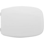 Abattant wc pour vase cesame ionica 45, 5 - 48 x 35 cm abattant wc blanc avec charnie'res re'glables ...