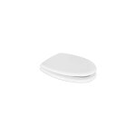 Abattant wc pour vase dolomite novella 42, 2 - 45 x 36 cm abattant wc blanc avec charnie'res re'glables ...