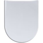 Abattant wood slim soft white mat - descente assiste - dclipsable