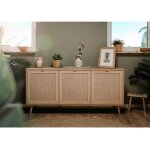 Abitare - buffet 150 x 71 h cm chne clair - agrigento