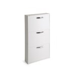 Abitare - meuble  chaussures 3 portes blanc frne - chicago