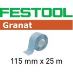 Festool ? rouleau abrasif granat 115 mm x 25 m p120 ? pour pon�age � sec et humide ? efficace sur laques ...
