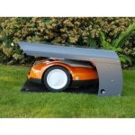 Abri en aluminium compatible avec la tondeuse robot bosch indego s + 1000 1200