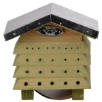 Abri en bois pin avec toit en zinc pour abeilles - animallparadise