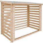 Timbela - abri  bches 4, 3 m3 ? abri de stockage pour bois de chauffage ? abri  vlo / container ? ...