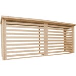 Timbela - abri  bches 6, 7 m3 ? abri de stockage pour bois de chauffage ? vlo / container ? m203