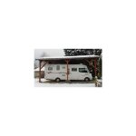 Abri deux pentes adoss, 450cmx750cm, bois douglas franais, carport, auvent, abri camping - car