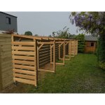 Jardinatoire - abri jardin 10m - non couvert - cl3 marron Jardinatoire - abri jardin 10m - non couvert - cl3 marron