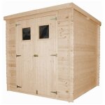 Timbela - abri de jardin en bois - stockage extrieur l204xl204xh200 cm / 3. 53 m2 - petit abri  outils, ...