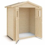 Abri de jardin - bois brut - 2, 3 m² Abri de jardin - bois brut - 2, 3 m²